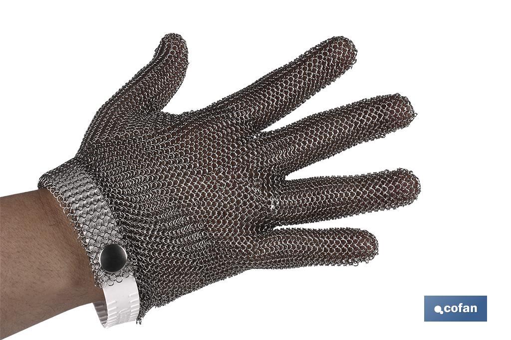 Guantes resistentes a los cortes de seguridad, guantes de metal anticorte,  guantes duraderos de cocina para mano izquierda y derecha (tamaño XS)