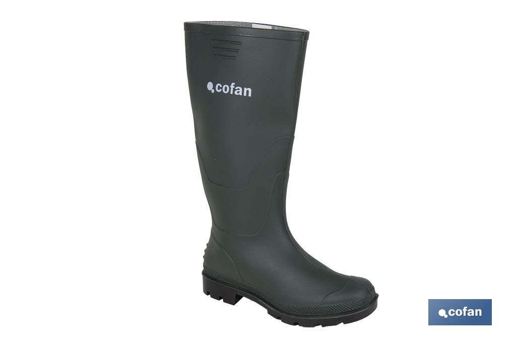 BOTA ALTA DE AGUA PVC VERDE TALLA 37 (PACK: 1 UDS)