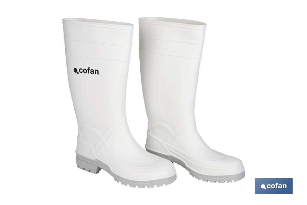 BOTA AGUA PVC BLANCA TALLA 45 (PACK: 1 UDS)