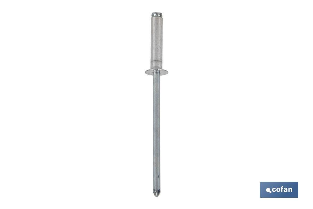 REMACHE ALUM. STAND. AVELLANADO 4 X 16 MM (PACK: 500 UDS)