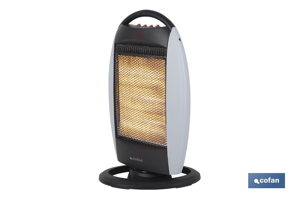 ESTUFA HALOGENA OSCILANTE 400/800/1200 W
