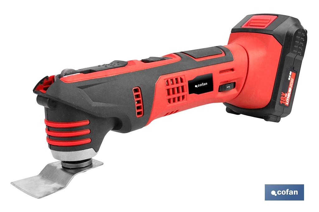 MULTIHERRAMIENTA A BATERIA LI-ION 18V 15000RPM